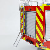 4x2 1/14 RC Fire Vehicles 3-speed Transmission Radio Control Fire Fighting Truck Three-Speed Transmission Lighting and Sound System