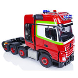 TOUCAN Painted 8*8 Heavy Metal Chassis RC 1/14 Tractor Trucks for Hercules Cabin Actros Cars Light Sound System