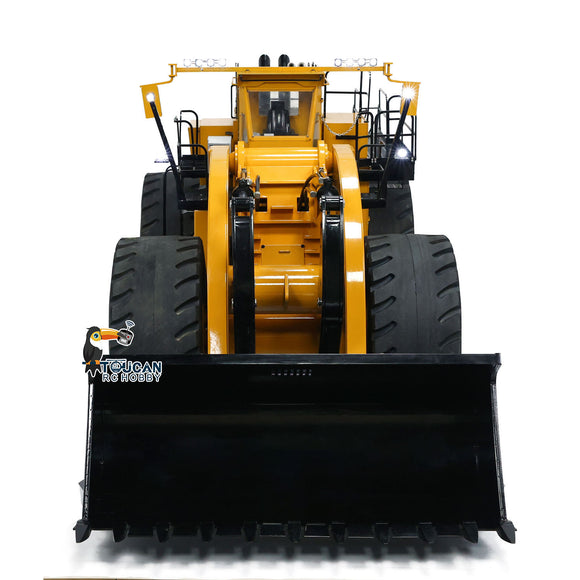 150KG! 1/14 L2350 RC Hydraulic Loader Heavy Duty RTR Radio Control Construction Vehicle With Sound Light System Smoking Unit