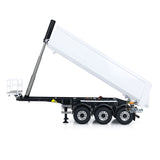 1/14 3 Axles Metal Hydraulic RC Dump Trailer for DIY TAMIYA Tractor Trucks Lorry Painted Vehicle