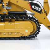 Kabolite 1:16 Hydraulic RC Loader K963 100 Metal Remote Control Construction Car with Light Sound System Assembled and Painted