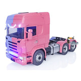 1/14 RC Tractor Truck TOUCAN 6X6 Assembled Metal Chassis RTR Remote Control Cars DIY Model Servo Sunshade Lights Sounds