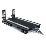 Metal 6 Axles Full Trailer for Excavator Loader 1/10 1/8 1/7 RC Car 1/14 1/12 Hydraulic Tracktor Trucks TOUCAN Painted