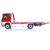 JDModel 1/14 4WD 196 4x4 Painted RC Recovery Vehicle Radio Controlled Hydraulic Machine Wrecer Care Flatbed Tow Truck Models