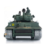 1/16 Henglong German Tiger I 7.0 RC Tank 3818 S33 RTR BB Shooting Model Smoking Turret 340 Degree Rotating Battery Radio