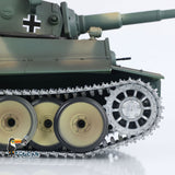 1/16 Henglong German Tiger I 7.0 RC Tank 3818 S33 RTR BB Shooting Model Smoking Turret 340 Degree Rotating Battery Radio