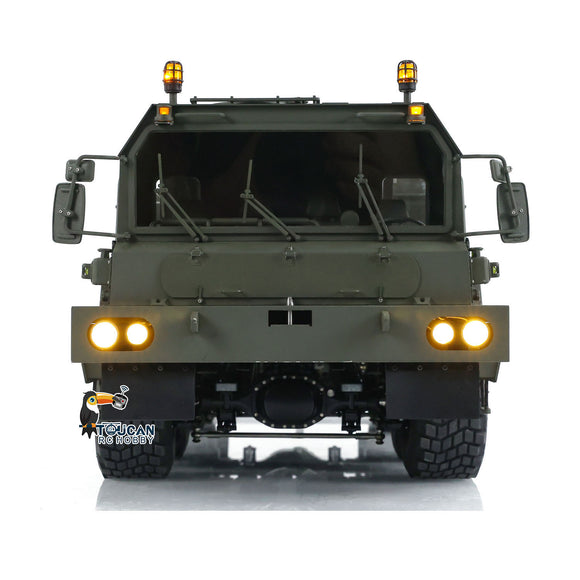 1/14 RC Tractor Truck SLT56 8x8 Full Metal Remote Control Military Transport Car 3-speed Transmission Differential Lock Axles
