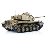 Tongde Model 1/16 RC Battle Tank M60A1 ERA USA Painted and Assembled Remote Control Tanks Model Sound Light Smoke Unit