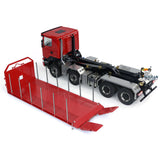 1/14 8x8 RC Hydraulic Roll-on Dumper Trucks Full Dump Truck 3-speed Transmission Differential Lock Axles WITH Sounds Lights