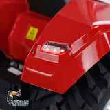 CROSSRC 1/8 Painted Red Assembled RC Tractor TL4 Iron Bull Remote Control Model Car Light Motor 2Speed