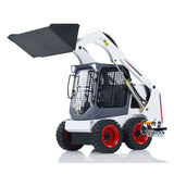 1/14 SM450 RC Hydraulic Heavy-duty Remote Control Skid-Steer Loader Wheeled Car Assembled Painted DIY Model Sound Light