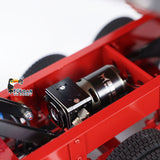 1/14 Metal 3 Axles Hydraulic Dump Trailer Electric Awning for RC Tractor Trucks with Electric Lifting Legs Light System