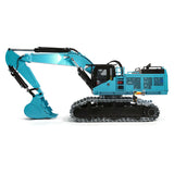 1/8 Hydraulic RC Tracked Digger 385CF Remote Control Metal Excavator 150KG Model 4250 Motor Light System