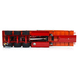 1/14 Metal 3 Axles Hydraulic Dump Trailer Electric Awning for RC Tractor Trucks with Electric Lifting Legs Light System