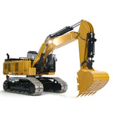 150KG 385CF 1/8 Hydraulic RC Excavator Metal Giant Remote Control Construction Vehicle Assembled Painted Light System Hydraulic System