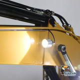 150KG 385CF 1/8 Hydraulic RC Excavator Metal Giant Remote Control Construction Vehicle Assembled Painted Light System Hydraulic System