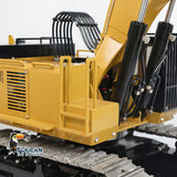 150KG 385CF 1/8 Hydraulic RC Excavator Metal Giant Remote Control Construction Vehicle Assembled Painted Light System Hydraulic System