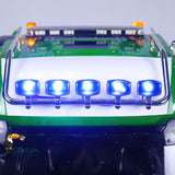 Metal RC RTR Tractor Truck TOUCAN 1/14 Remote Control Car 8x8 Chassis Bucket Sound Light Smoke Unit 3Speed Gearbox