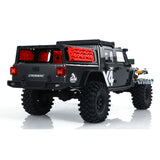 CORSSRC 1/8 RC 4WD EMO X4 Off-road Vehicle 4x4 Radio Control Crawler with 2-speed Transmission Light System CNC Threaded Shock Absorbers