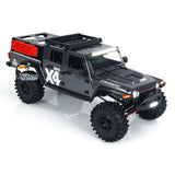 AWD CROSSRC EMO X4 1/8 RC Off Road Vehicle 4x4 Radio Controlled Crawler Car Front Rear Differential Lock Axle 2Speed Gearbox