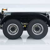 1:14 8*8 Hydraulic RC Equipment Radio Control Tipper Car Simulation Dump Truck DIY Model Sound Light I6S ESC Servo