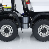 1:14 8*8 Hydraulic RC Equipment Radio Control Tipper Car Simulation Dump Truck DIY Model Sound Light I6S ESC Servo