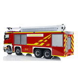 1/14 Metal Chassis 8x4 Radio Control Snozzle High-reach Extendable Turret Fire Truck RTR PNP Options