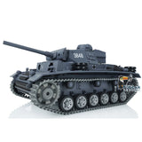2.4Ghz 1/16 Scale TK7.0 Customized Version Henglong Panzer III L RTR RC Tank Model 3848 Metal Tracks Wheels Smoke Sound BB IR