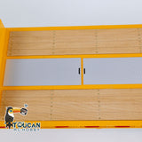 1/14 TOUCAN Painted RC Trailer Metal Engineering Truck Electronic Lifting Hydraulic System Light System