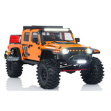 CORSSRC 1/8 RC 4WD EMO X4 Off-road Vehicle 4x4 Radio Control Crawler with 2-speed Transmission Light System CNC Threaded Shock Absorbers