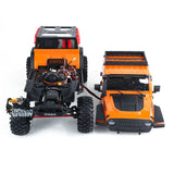 CORSSRC 1/8 RC 4WD EMO X4 Off-road Vehicle 4x4 Radio Control Crawler with 2-speed Transmission Light System CNC Threaded Shock Absorbers