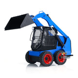 SM450 1/14 RC Hydraulic Wheeled Skid-Steer Metal Loader Remote Control Car Sound Light