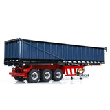 1/14 Metal 3 Axles RC Hydraulic Dump Trailer Electric Awning for Tractor Truck Light System