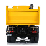 8x8 Hydraulic RC Dump Truck 1/14 Metal Remote Control Tipper Dumper Car Model With 3-speed Transmission Differential Lock Axles