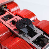 1/14 RC Tractor Truck 770S 8x8 Metal Chassis Remote Control Lorry Lock Differential 3Speed Cab Suspension Smoking ST8 Battery