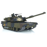 2.4G Henglong 1/16 TK7.0 M1A2 Abrams Radio Controlled Ready To Run IR Tank 3918 360 Turret Barrel Recoil Metal Tracks Sprockets