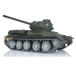 1/16 TK7.0 Henglong Soviet T34-85 Radio Controlled Ready To Run Tank 3909 W/ 360 Turret Metal Road Wheels Barrel Recoil FPV