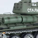 1/16 TK7.0 2.4Ghz Henglong Soviet T34-85 Radio Controlled Ready To Run Tank 3909 W/ 360 Metal Tracks Road Wheels Barrel Recoil