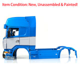 R730 Plastic Cabin Body Shell for 1/14 6*6 6*4 RC Tractor Car Remote Controlled Truck Painted Simulation Model