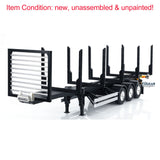 1/14 Scale 3Axle Toucanrc Remote Control Timber Truck Pole Tractor Flatbed Semi Trailer Lorry KIT Model W/O ESC Servo Motor