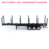 1/14 Scale 3Axle Toucanrc Remote Control Timber Truck Pole Tractor Flatbed Semi Trailer Lorry KIT Model W/O ESC Servo Motor