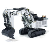 1/20 Scale Metal Hydraulic RC Excavator for 996 w/ Pump Valve ESC Motor Smoking Frsky taranis XE radio controller