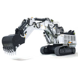 1/20 Scale Metal Hydraulic RC Excavator for 996 w/ Pump Valve ESC Motor Smoking Frsky taranis XE radio controller