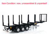 1/14 Scale 3Axle Toucanrc Remote Control Timber Truck Pole Tractor Flatbed Semi Trailer Lorry KIT Model W/O ESC Servo Motor