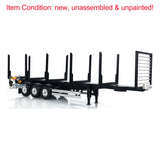 1/14 Scale 3Axle Toucanrc Remote Control Timber Truck Pole Tractor Flatbed Semi Trailer Lorry KIT Model W/O ESC Servo Motor