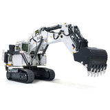 1/20 Scale Metal Hydraulic RC Excavator for 996 w/ Pump Valve ESC Motor Smoking Frsky taranis XE radio controller