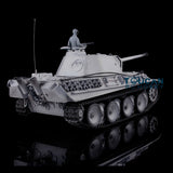 Henglong 1/16 TK7.0 Upgraded German Panther G FPV Ready To Run Remote Controlled Tank 3879 W/ 360 Turret Metal Tracks Idlers