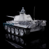 Henglong 1/16 TK7.0 Upgraded German Panther G FPV Ready To Run Remote Controlled Tank 3879 W/ 360 Turret Metal Tracks Idlers