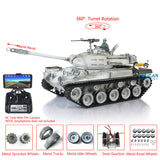 1/16 Scale TK7.0 2.4Ghz Henglong Walker Bulldog RTR RC Model Tank 3839 Metal Road Wheels Barrel Recoil Smoke Sound BB IR FPV