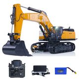 Kabolite K980 1/14 Hydraulic RC Excavator SY980H Giant PL18 Lite Radio Control Digger Metal Manual Quick Release Coupler Electric Hammer Ripper